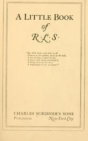 Tapa de A little book of R.L.S.