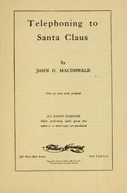 Tapa de Telephoning to Santa Claus