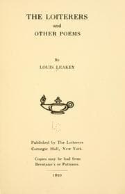 Tapa de The loiterers and other poems