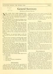 Tapa de What New York did for fighting men through New York War camp community service in the world-war of 1917-1919