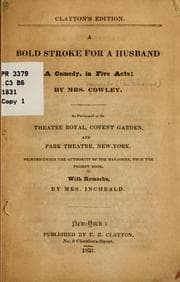 Tapa de A bold stroke for a husband
