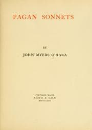 Tapa de Pagan sonnets