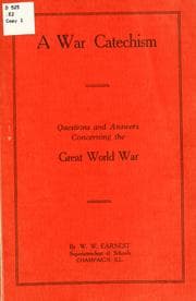 Tapa de A war catechism