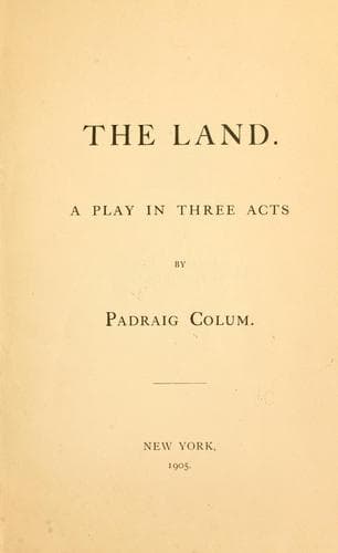 Tapa de The land