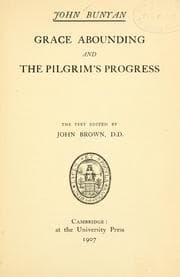 Tapa de Grace abounding and The pilgrim's progress