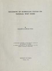 Tapa de Succession of mammalian faunas on Trinidad, West Indies