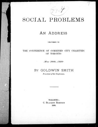 Tapa de Social problems