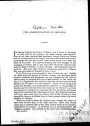 Tapa de The administration of Ireland