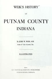 Tapa de Weik's history of Putnam County, Indiana