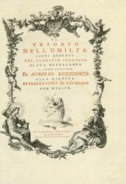 Tapa de Il trionfo dell' umiltà