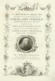 Tapa de La mascherata degli dei, nell'ingresso dell'eccellentissimo signor Girolamo Veniero procurator di S. Marco