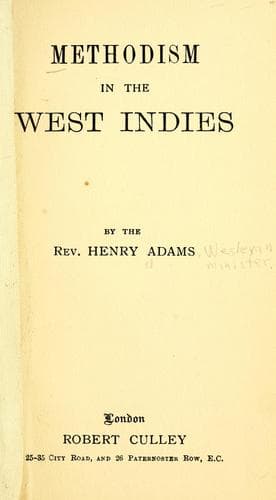 Tapa de Methodism in the West Indies