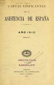 Tapa de Cartas edificantes de la Asistencia de España