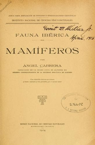 Tapa de Fauna ibérica