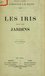 Tapa de Les iris dans les jardins
