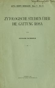 Tapa de Zytologische Studien über die Gattung Rosa
