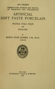 Tapa de Artificial soft paste porcelain