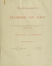 Tapa de Catalogue of the W.P. Wilstach collection