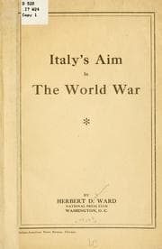 Tapa de Italy's aim in the world war