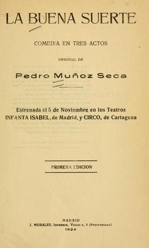 Tapa de La buena suerte