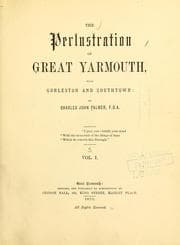 Tapa de The perlustration of Great Yarmouth, with Gorleston and Southtown