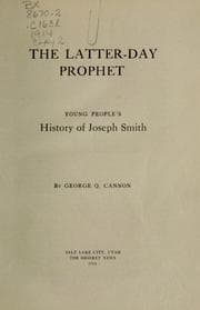 Tapa de The Latter-day prophet