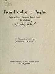 Tapa de From plowboy to prophet