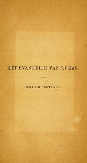 Tapa de Het Evangelie van Lukas