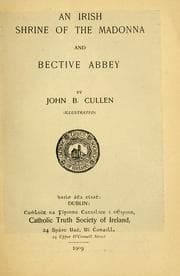 Tapa de An Irish shrine of the Madonna and Bective Abbey