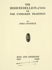 Tapa de The Irish rebellion of 1916, or, The unbroken tradition
