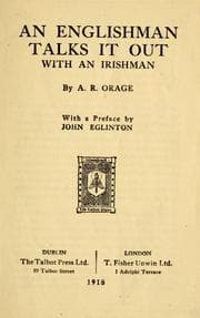 Tapa de An Englishman talks it out with an Irishman