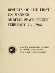 Tapa de Results of the first U.S. manned orbital space flight, February 20, 1962