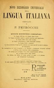 Tapa de Nòvo dizionàrio universale della lingua italiana