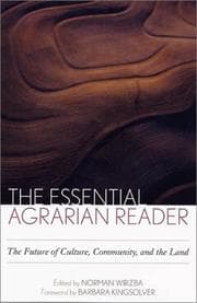 Tapa de The Essential Agrarian Reader