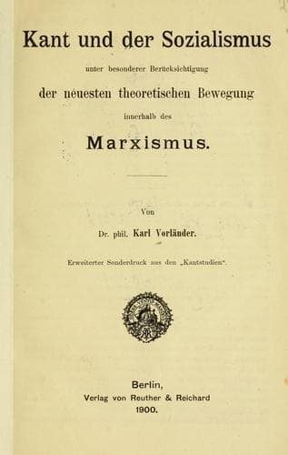 Tapa de Kant und der Sozialismus