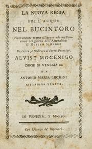 Tapa de La nuova regia sull'acque nel Bucintoro