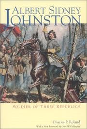 Tapa de Albert Sidney Johnston, soldier of three republics