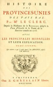 Tapa de Histoire des Provinces-Unies des Pays Bas