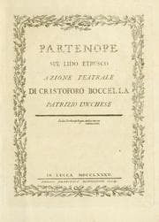 Tapa de Partenope sul lido etrusco