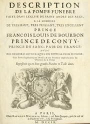 Tapa de Description de la pompe funebre faite dans l'eglise de Saint André des Arcs
