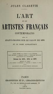 Tapa de L' art et les artistes français contemporains
