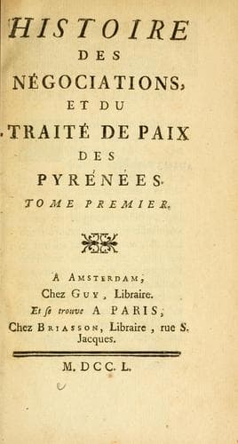 Tapa de Histoire des négociations