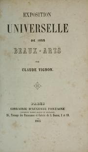 Tapa de Exposition universelle de 1855 beaux-arts