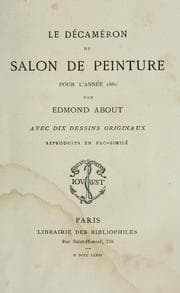 Tapa de Le Décaméron du Salon de peinture pour l'année 1881