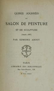 Tapa de Quinze journées au Salon de peinture et de sculpture