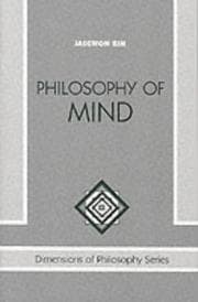 Tapa de Philosophy of mind
