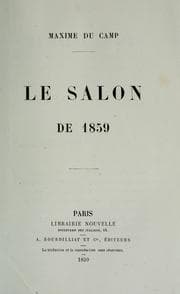Tapa de Le Salon de 1859