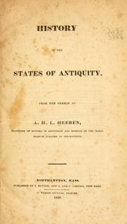 Tapa de History of the states of antiquity