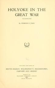 Tapa de Holyoke in the great war ..