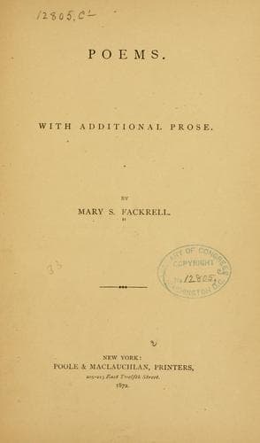 Tapa de Poems